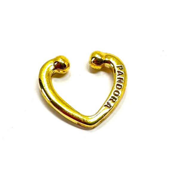 Pandora Jewelry Pandora Open Heart Ear Cuff Earring In Shine Gold